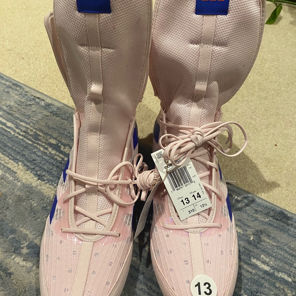 Stylish Pink and Blue Men's Athletic Shoes